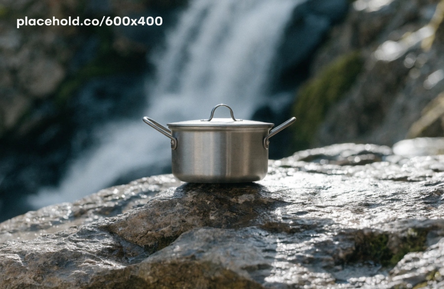 lightweight titanium pot