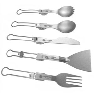 Portable, Foldable Camping Utensil Set